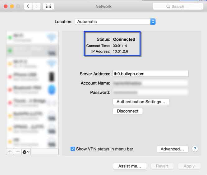 Set IPSec for Mac OS X