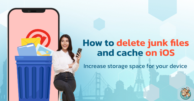 How to delete junk files and cache on iOS