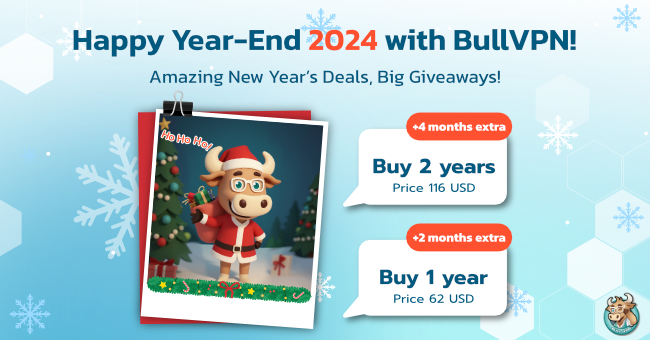 BullVPN Year-End 2024 Promotion