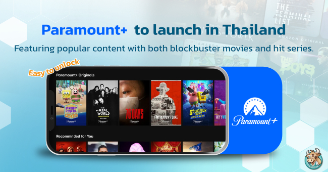 Paramount+ to Launch in Thailand via Monomax 