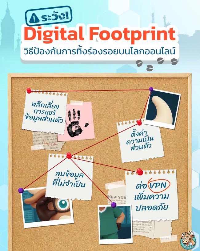 วิธีการจัดการ Digital Footprint