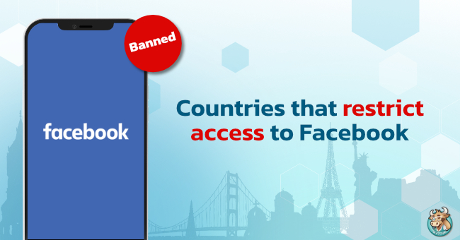 Countries that block FACEBOOK